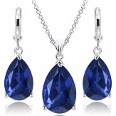 set teardrops sapphire