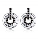 earrings samanta silver jet