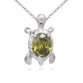 Necklace Turtle olivin