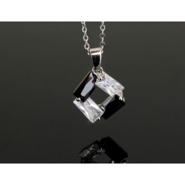 set rhombus black and white 
