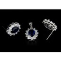 set kosara sapphire round 
