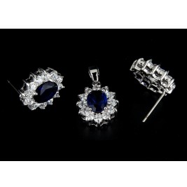 set kosara sapphire round 
